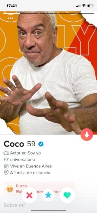 Coco Sily, en Tinder. 