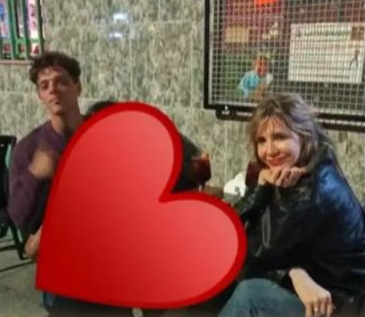 Guillermina Valdés y Santi Maratea.