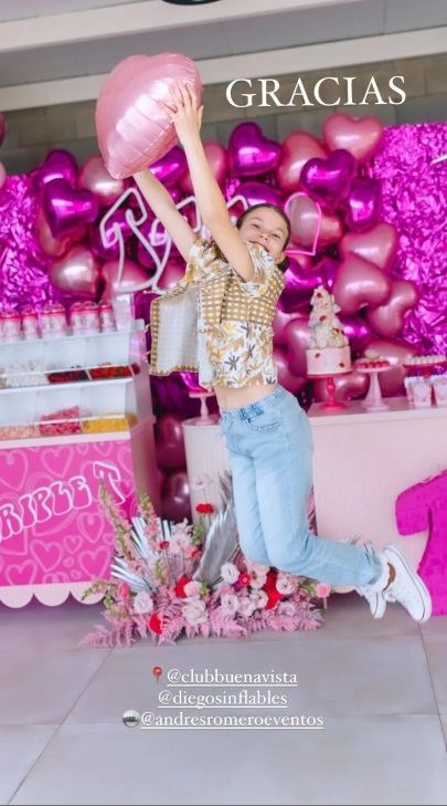 El cumpleaños de Olivia, la hija de Paula Chaves y Pedro Alfonso.