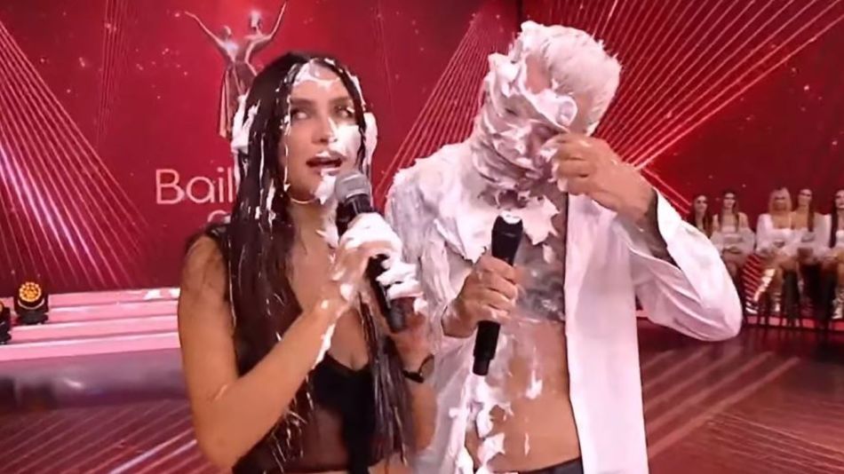 Zaira Nara y Marcelo Tinelli.