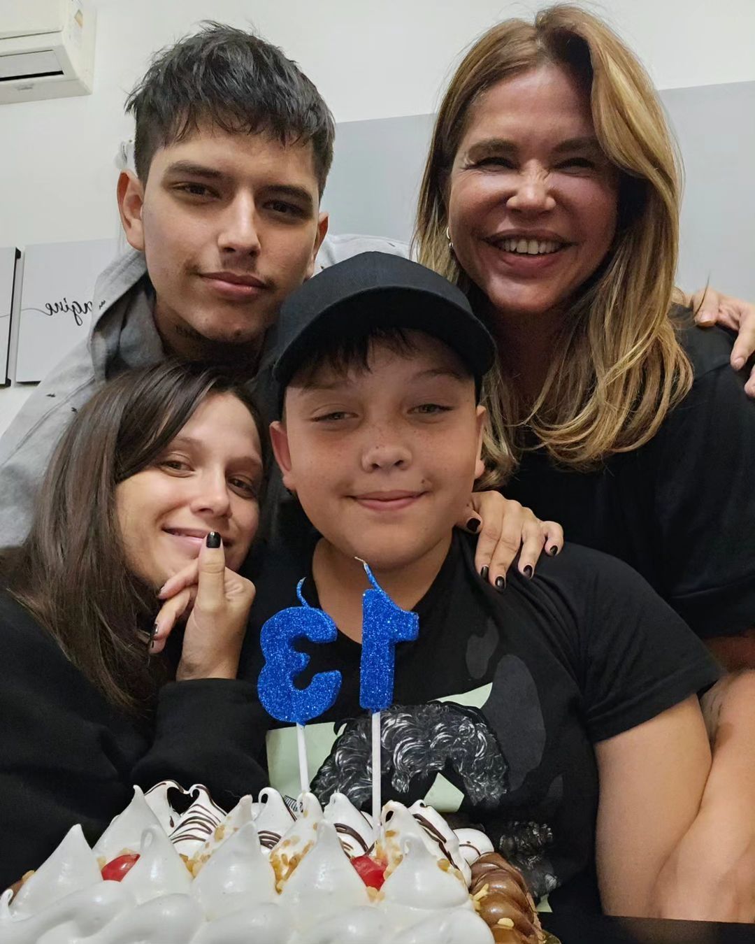 El cumpleaños de Titi, el hijo de Nazarena Vélez. 