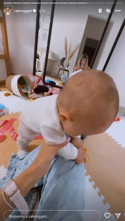 Cande Ruggeri y su hija Vita. 