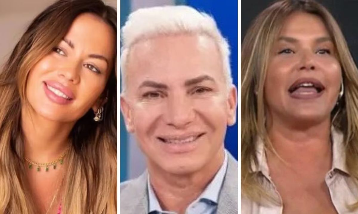 Karina Jelinek, Flavio Mendoza y Nazarena Vélez.