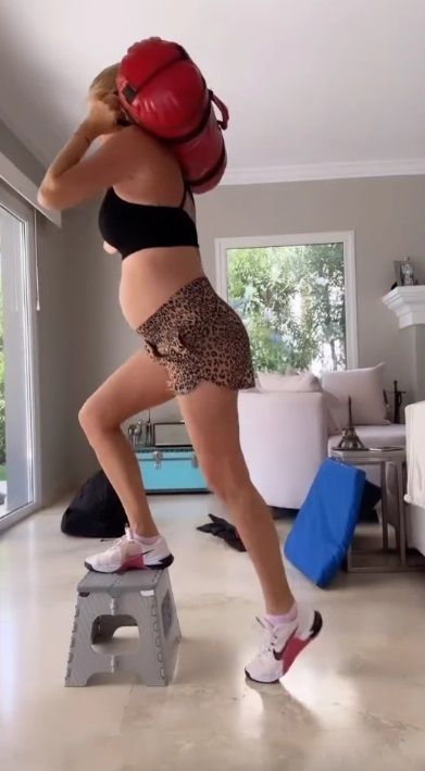 El living de Nicole Neumann.