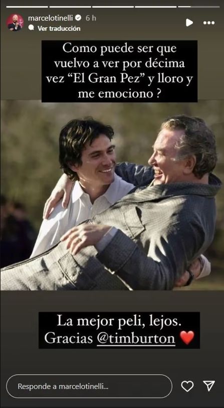 Este fue uno de los posteos de Marcelo Tinelli.