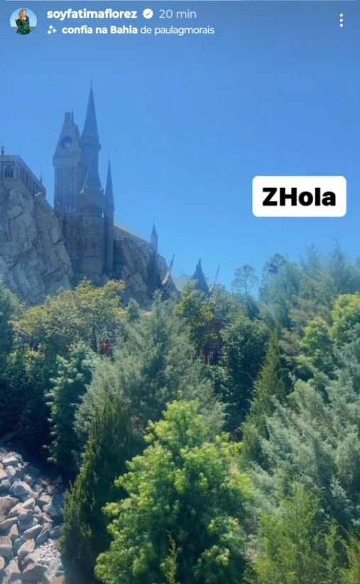 Fátima Flórez volvió a postear en sus redes sociales.