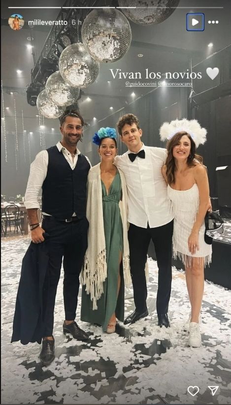 La novia de Lisandro Navarro es prima segunda de Guido Covini.