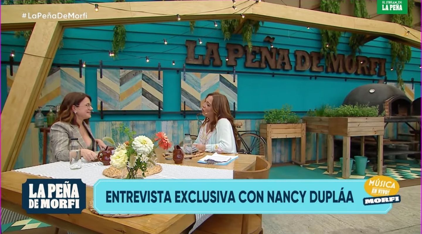 Diego Leuco se ausentó en la nota a Nancy Dupláa.
