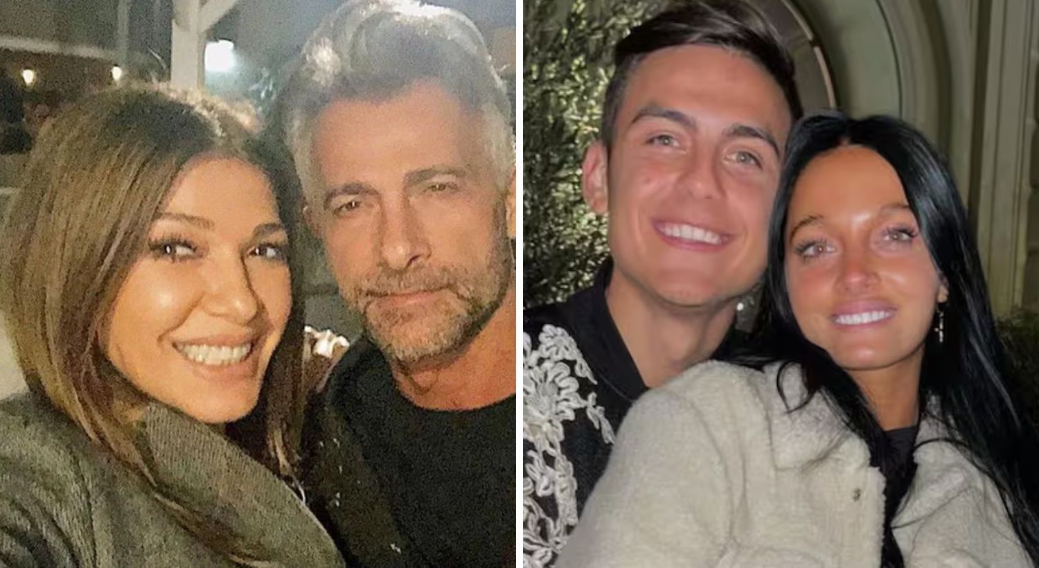 Catherine Fulop, Ova Sabatini, Paulo Dybala y Oriana Sabatini. 
