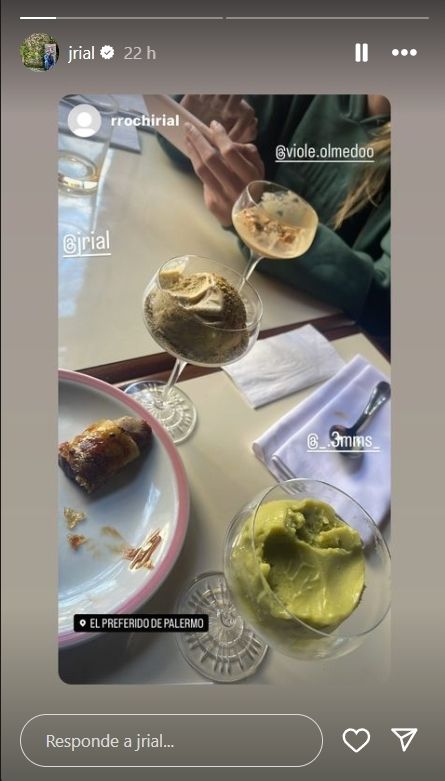 Así fue el almuerzo en familia de Jorge Rial.