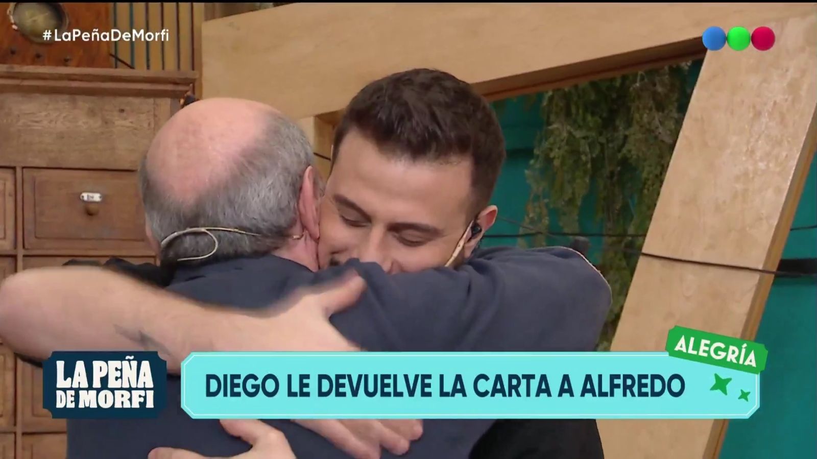 Diego y Alfredo Leuco vivieron un momento de pura emoción en La Peña.