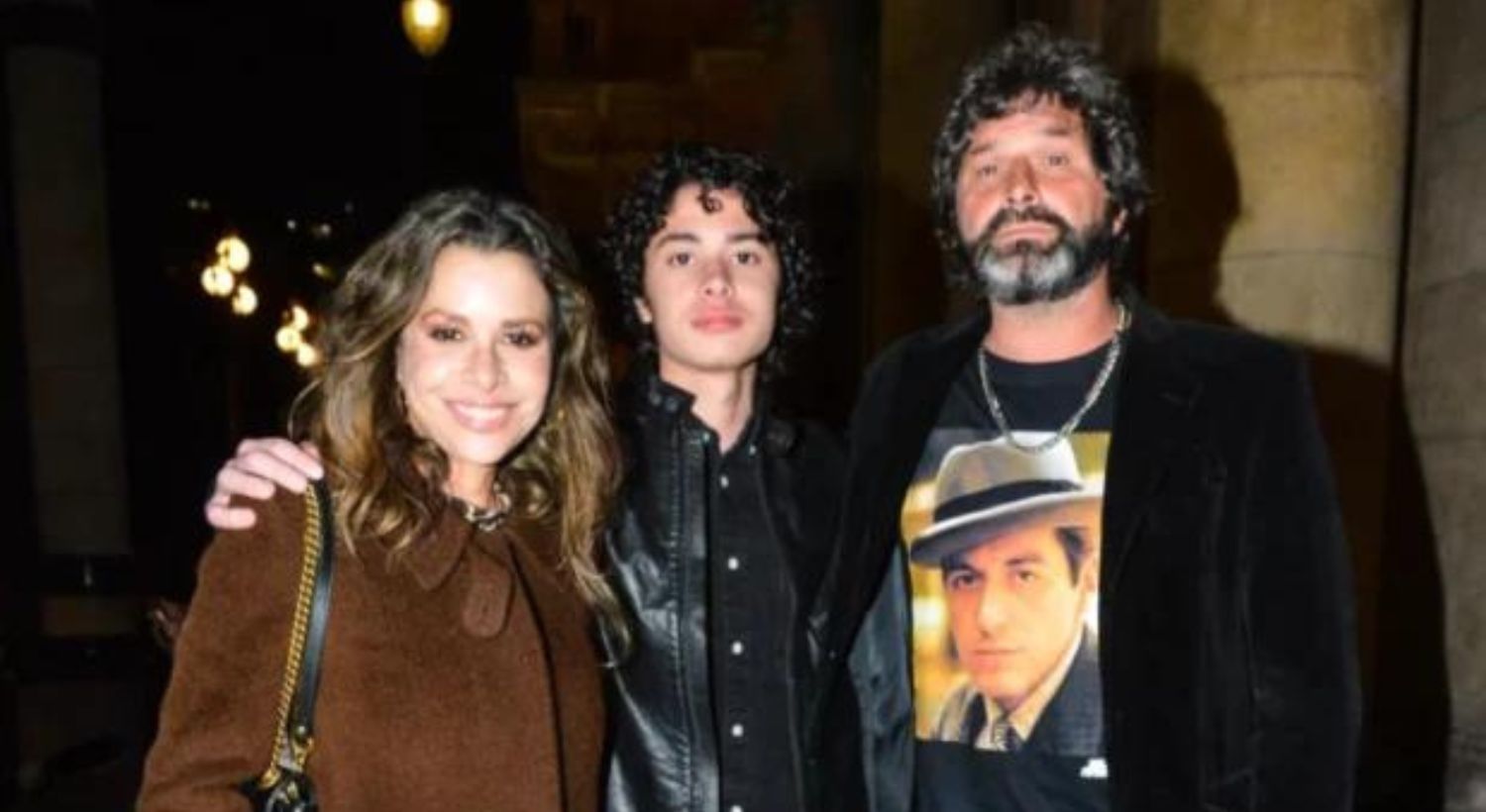 Julieta Ortega, Benito e Iván Noble. 