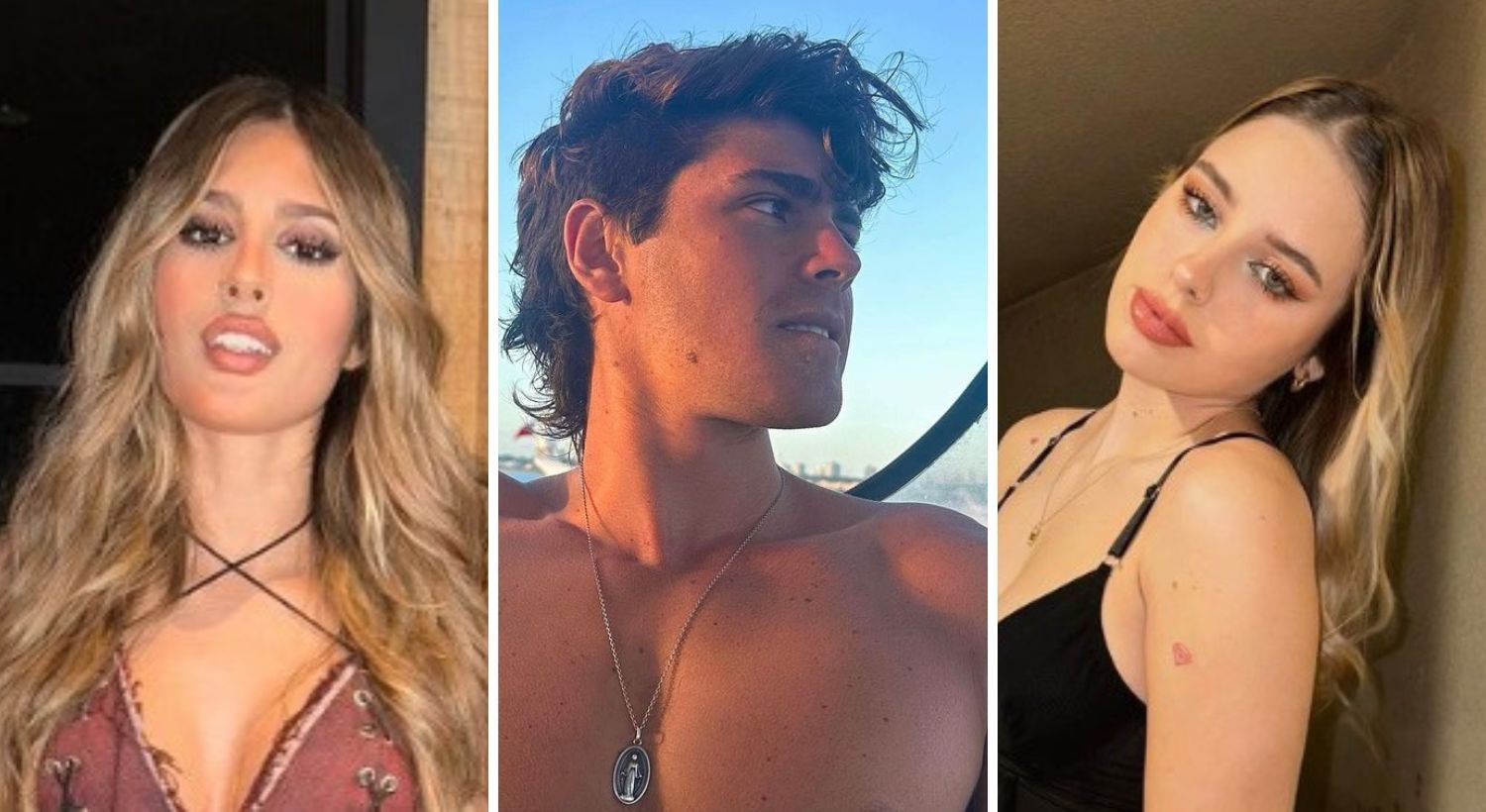 Julieta Poggio, Marcos Ginocchio y Coti Romero. 