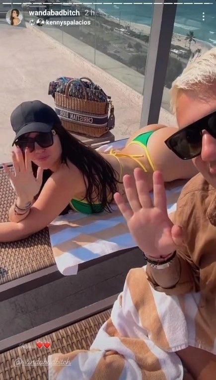 Wanda Nara, de vacaciones en Brasil