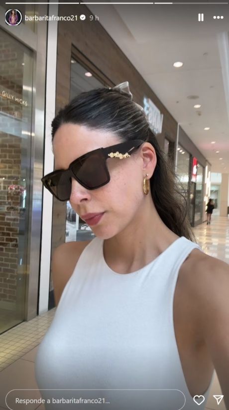 Barby Franco viajó a Miami con Sarah.