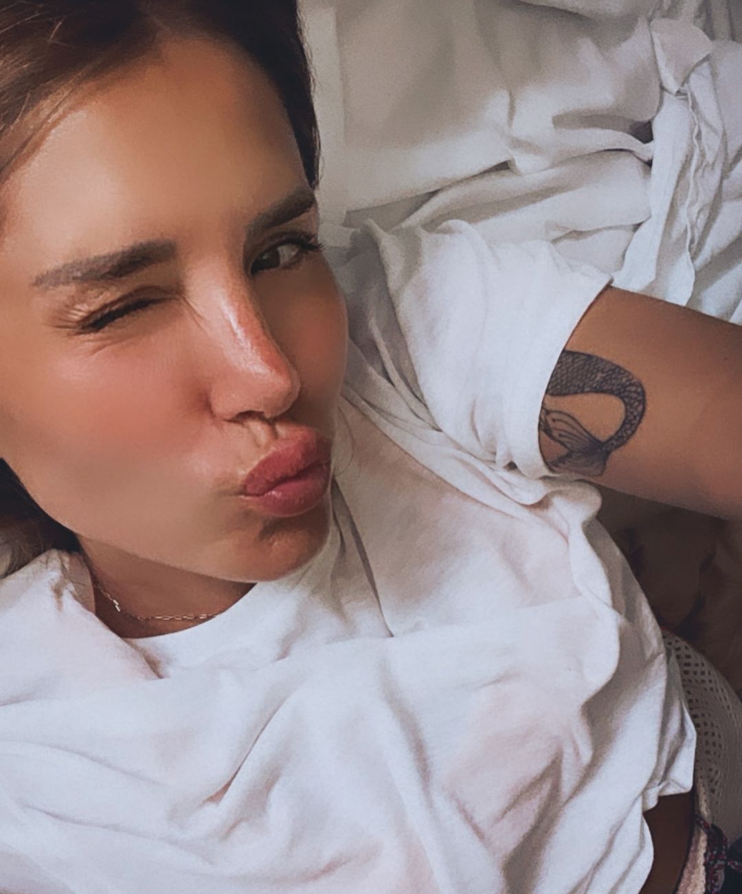 Mica Tinelli, en Miami. 