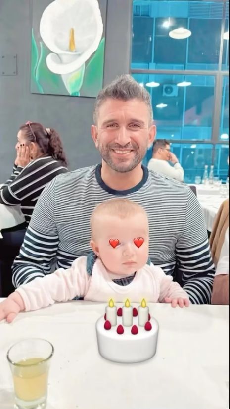 Sabrina Carballo y Damián Potenza son padres de Gaetana.