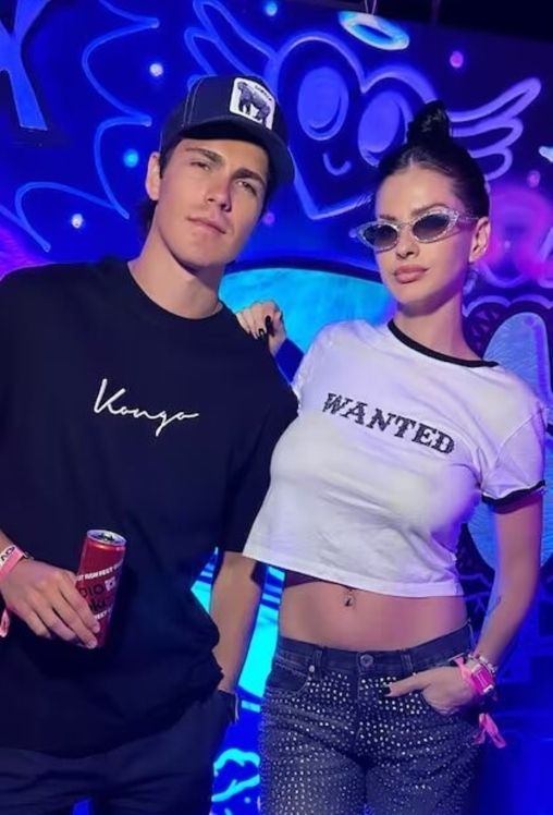 Marcos Ginocchio y la China Suárez juntos.