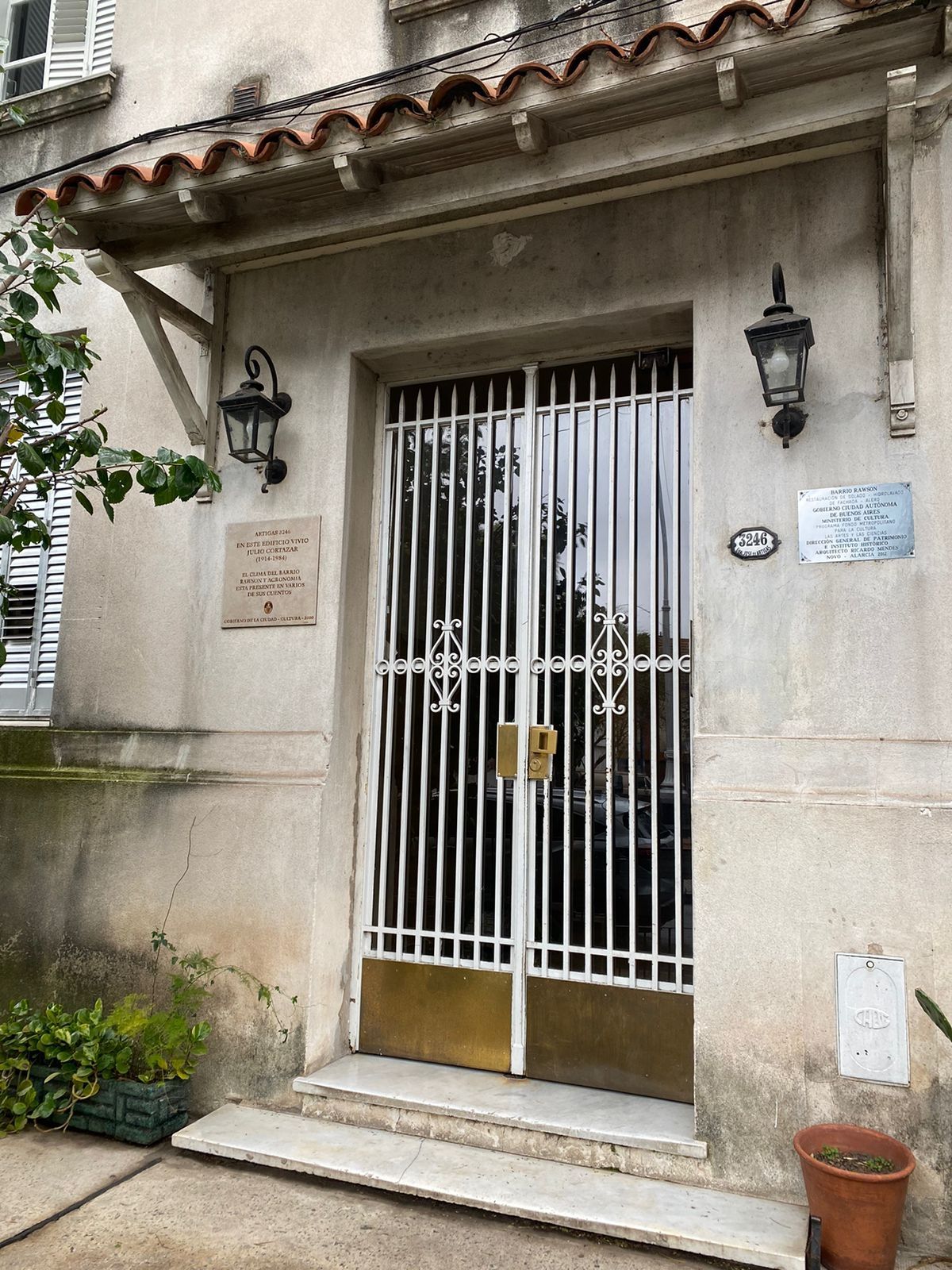 Casa de Julio Cortázar, Artigas 346, Barrio Rawson