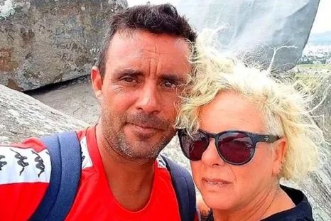 Mariano Wanderkauven, quien se suicidó este martes, junto a su víctima, Marcela Vedda Foto: NA