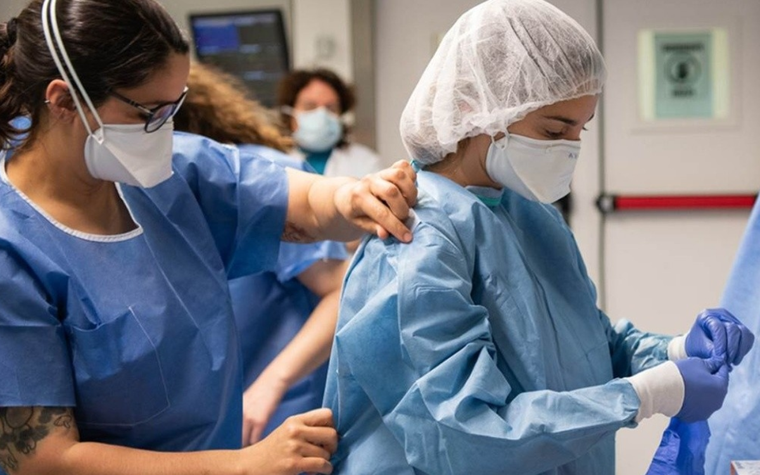 La intención es mejorar los sueldos del personal de salud de los hospitales porteños Foto: Télam