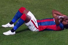 Carlos Sánchez se lesionó ante River. Carlos Sánchez se lesionó ante River.