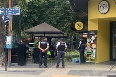 La escena que dejó la muerte del hombre en pleno centro de la Ciudad de Mendoza.