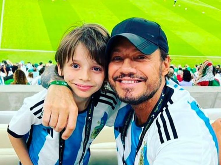 Marcelo Tinelli se mostró orgulloso por el entrenamiento al aire libre de su hijo menor, Lolo. Foto: Instagram @marcelotinelli
