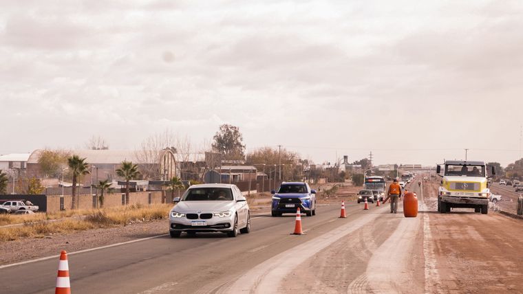 Las obras del Acceso Este transcurrirán por varios meses.&nbsp;