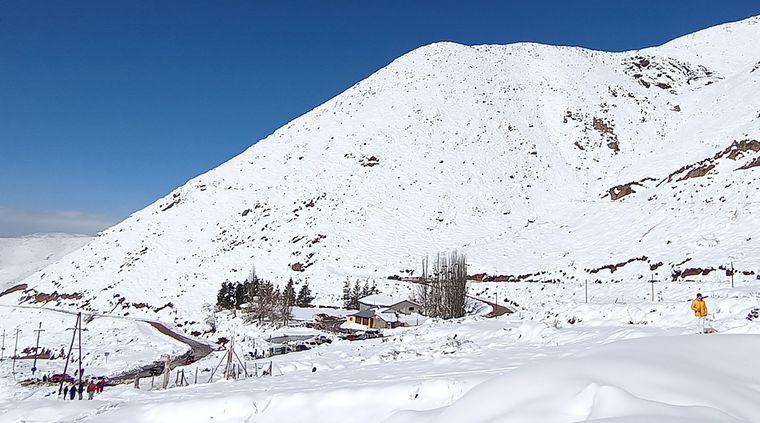 La temperatura mínima será de 5°. Foto: Walter Moreno / MDZ. Fotografía tomada con Moto G72