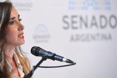 Victoria Villarruel respaldó la medida adoptada por el Gobierno nacional en la que retiró al país de la OMS. Foto: Senado