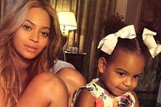 Beyoncé junto a una pequeña Blue Ivy hace algunos años.