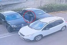 Usan inhibidores de alarma para robar Foto: captura video