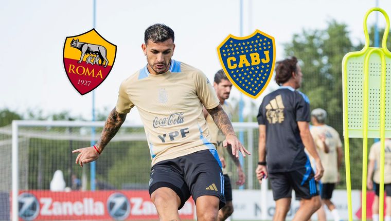Paredes, entre los dos polos: ¿más cerca de Boca que de la Roma? Foto: @Argentina y Paladar Negro