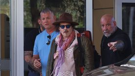 Johnny Depp en Ezeiza. Créditos: RS Fotos