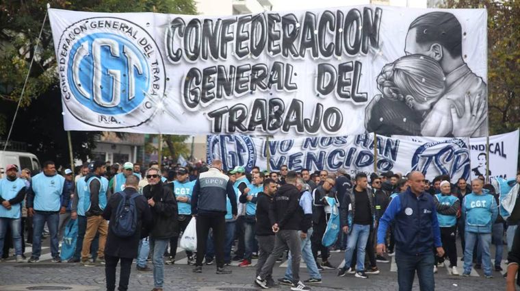 La CGT prepara una nueva marcha y piensa en más medidas contra el Gobierno Foto: NA