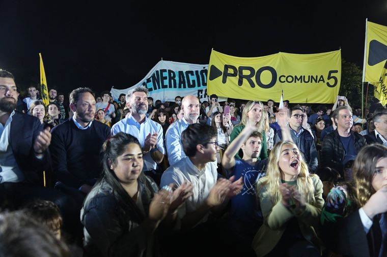 Ulpiano Suarez en un acto con Rodríguez Larreta. Foto: Twitter Ulpiano Suarez