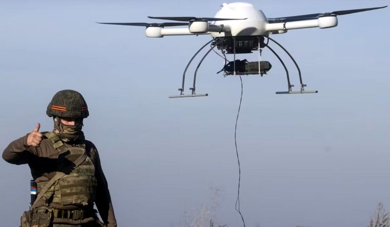 drones ucranianos Ucrania fabrica drones y también los recibe de Occidente. Foto: RFEuropa.