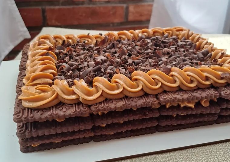 La chocotorta es un postre ideal para disfrutar en cualquier época del año, pero en invierno con una taza de chocolate caliente es sublime.