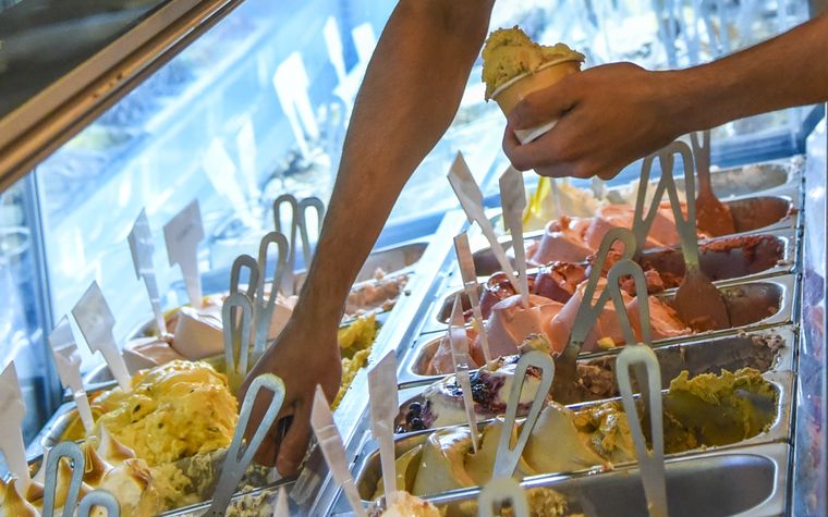 Promoción en helados en Godoy Cruz.