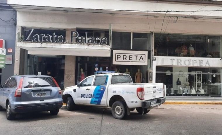 El hecho ocurrió en el Hotel Zárate Palace.  Foto: X