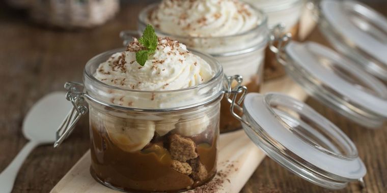 Postre de banana Foto: cookpad