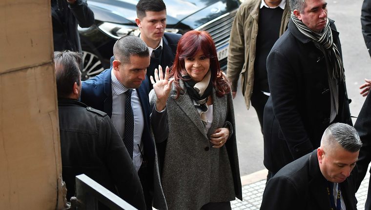 La expresidenta Cristina Fernández de Kirchner declara como testigo en la causa por el intento de magnicidio en su contra. Foto: NA
