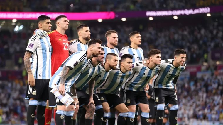 El equipo de Scaloni se podría medir nuevamente ante Australia. Foto: EFE