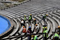 Comenzaron los trabajos en el Frank Romero Day. Foto: ALF PONCE MERCADO / MDZ