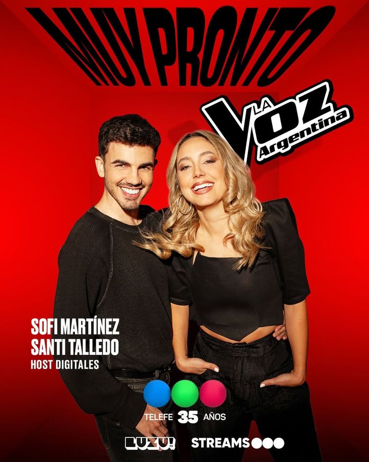 Sofi Martínez y Santi Talledo serán parte del programa en su nueva edición. Sofi Martínez y Santi Talledo serán parte del programa en su nueva edición.