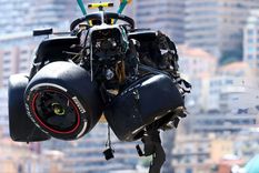 Así quedó el Red Bull de Checo tras el accidente. Foto: @f1speed_indo