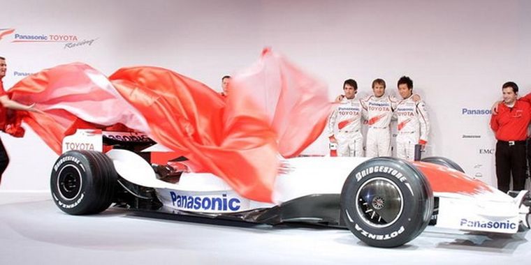 TF 108, el nuevo auto de Toyota Foto: AP