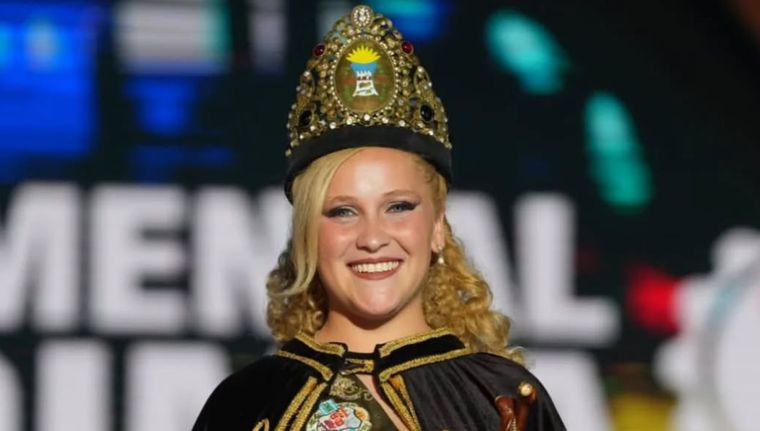 María Camila Sáez, la nueva Reina de Junín Foto: Municipalidad de Junín