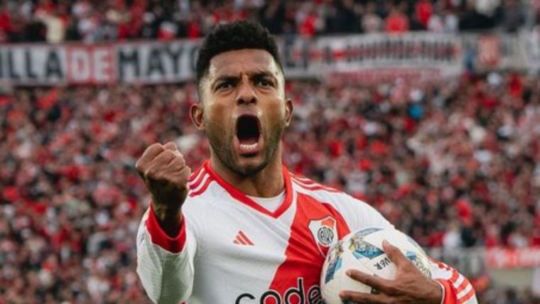 Los tremendos números de Borja. Foto: @RiverPlate